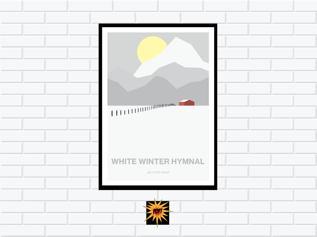 White Winter Hymnal Poster