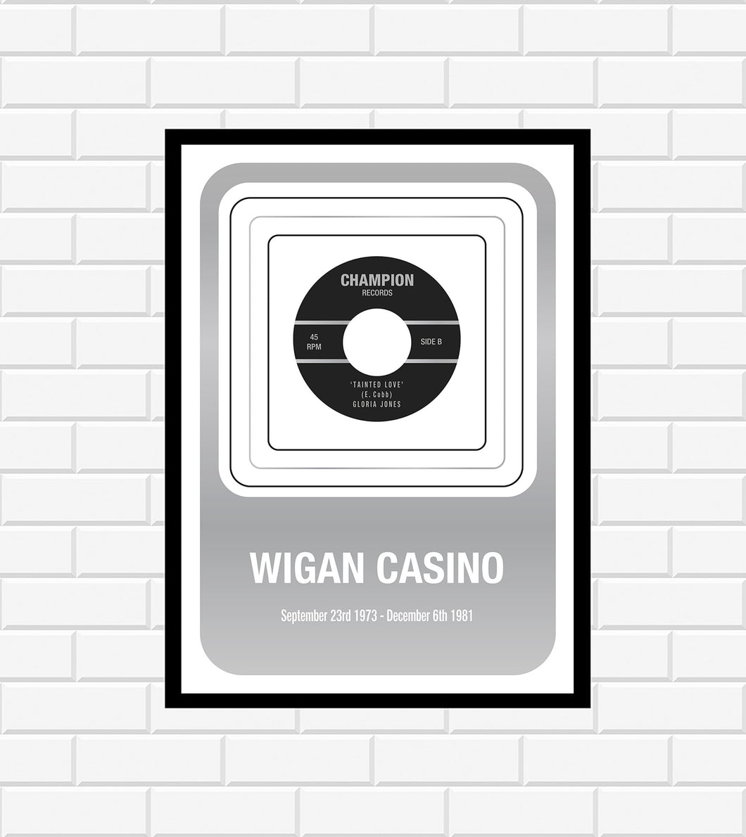 Wigan Casino Tainted Love Poster