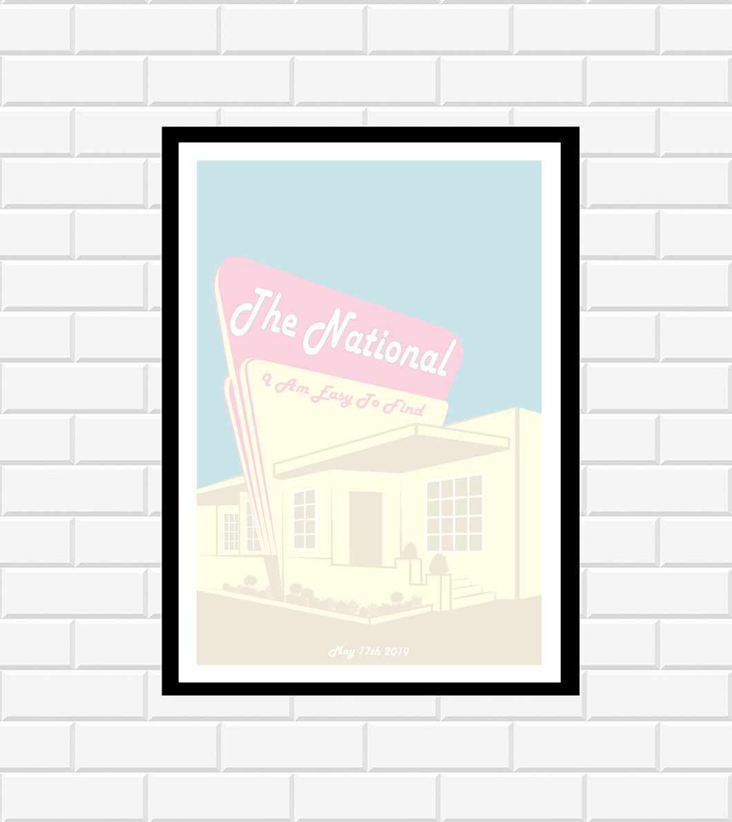 The National I Am Easy To Find Poster