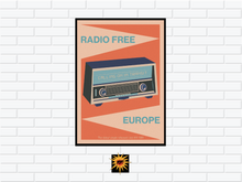 Load image into Gallery viewer, Radio Free Europe Poster
