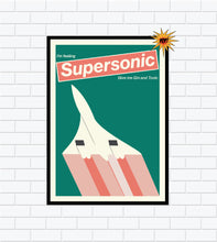 Load image into Gallery viewer, Supersonic poster
